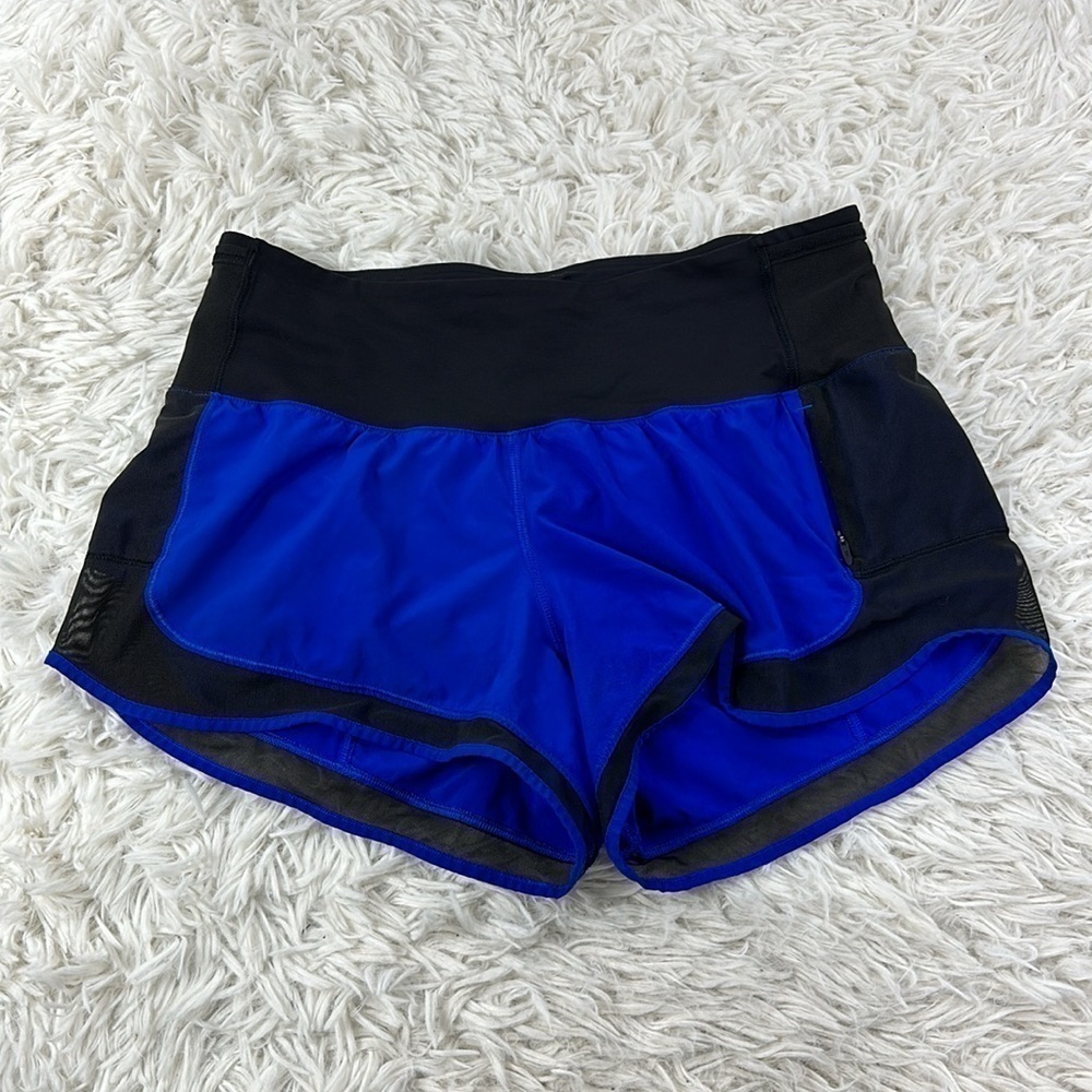 Lululemon Mind Over Miles Short (3.5") Jet Stream / Black
